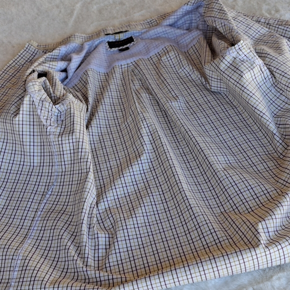 Ariat Pro Series Plaid Brown Tan Button-Down Short Sleeve Shirt Men Size X-Large - Picture 13 of 16